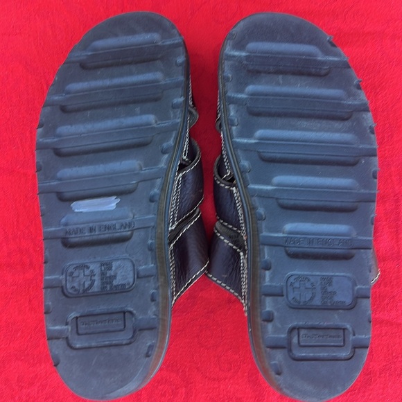 🏴󠁧󠁢󠁥󠁮󠁧󠁿 Dr. Martens MIE Vintage Chunky Brown Slides / Sandals UK 9 - Picture 15 of 17